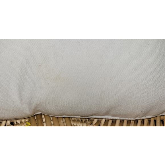 Throw Pillow Pineapple Off White Outside/Inside Decorative Approx 18x18" - Picture 5 of 8